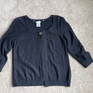 Black light evening cardigan top